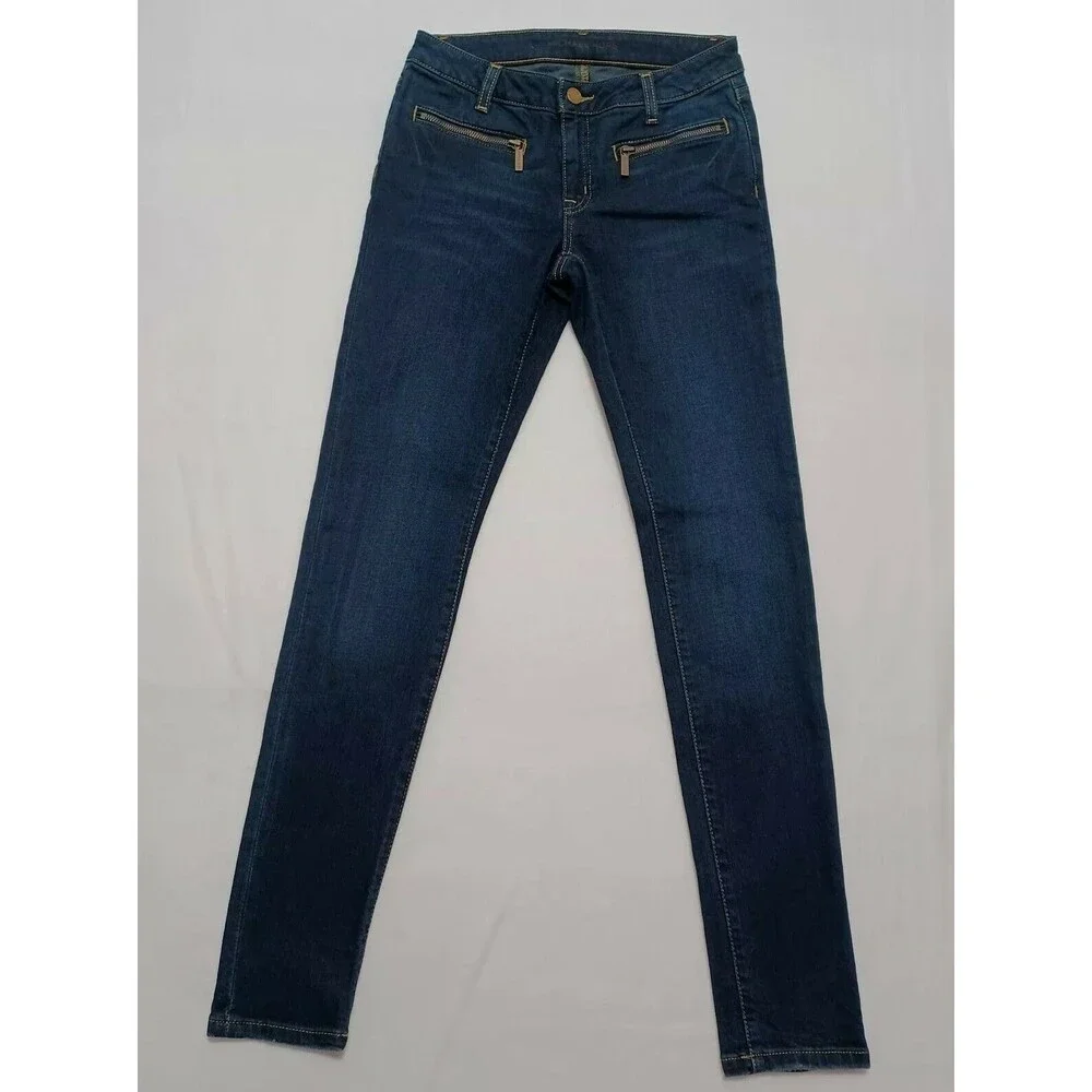 MICHAEL KORS Zipper Pocket Low-Rise Skinny Jeans Women's Size 2